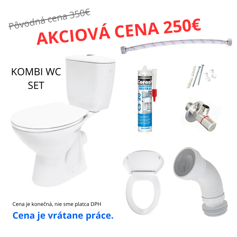 Vymeníme váš starý záchod za nové wc.